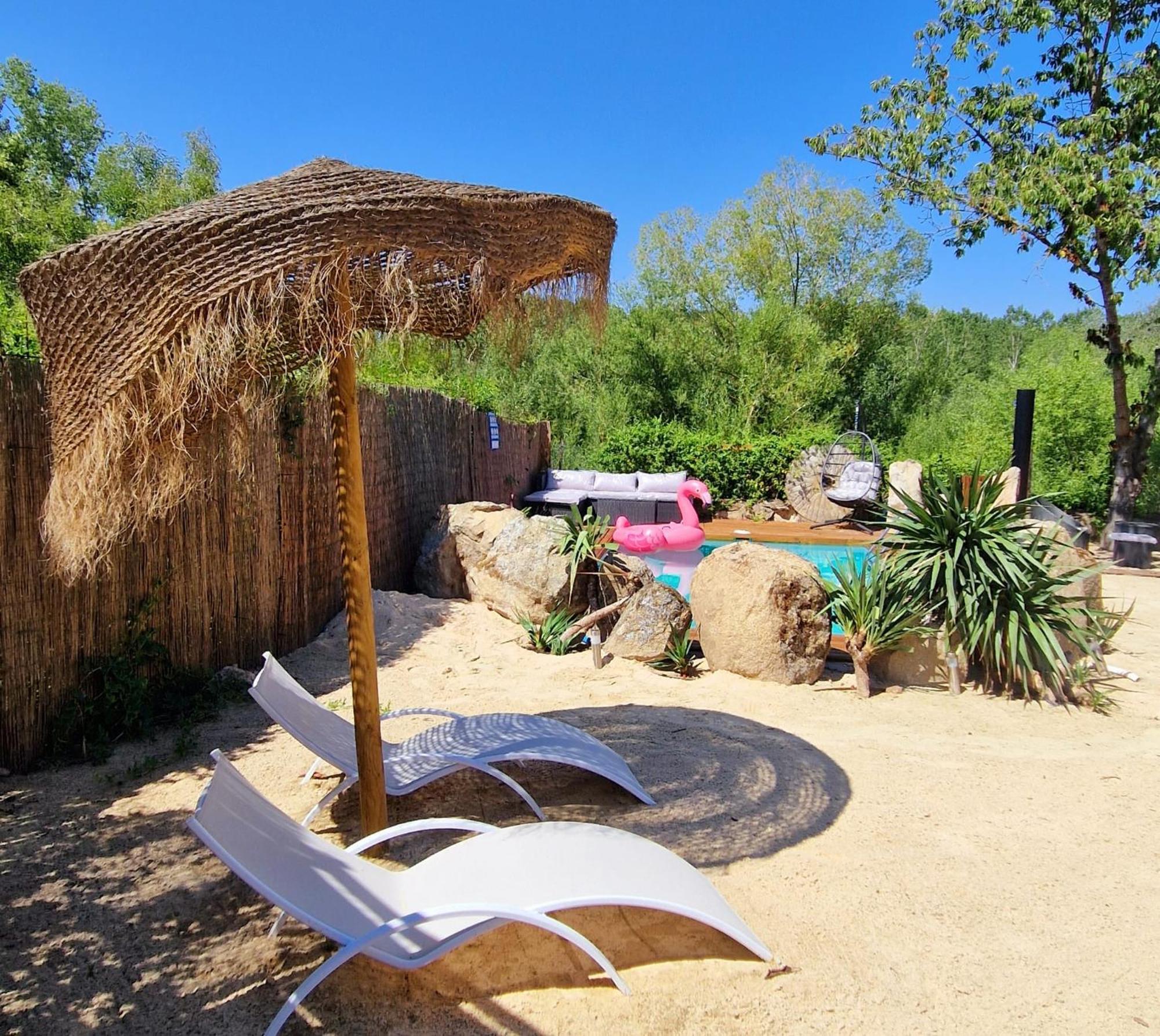 Complejo Oasis Beach Sobre El Rio Huerta  Esterno foto